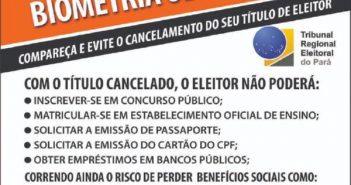 Cadastramento de Biometria