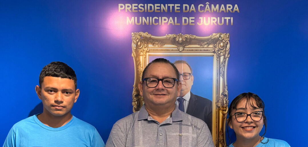 Presidente do Legislativo recebe jovens do programa “Juruti Mais Jovem” que vão atuar na Casa Legislativa